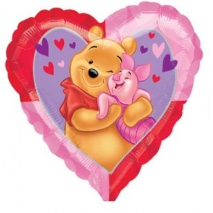 Winnie the Pooh & Piglet Hug Balloon